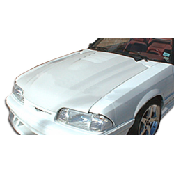 1987-1993 Ford Mustang Duraflex Cobra R Hood - 1 Piece image - 1