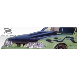 1987-1993 Ford Mustang Duraflex Cobra R Hood - 1 Piece image - 3