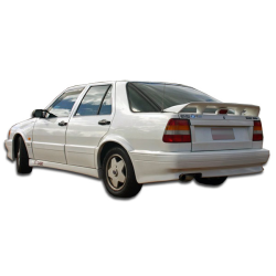 1986-1991 Saab 9000 5DR HB Duraflex Turbo Look Rear Bumper - 1 Piece (S) image - 1