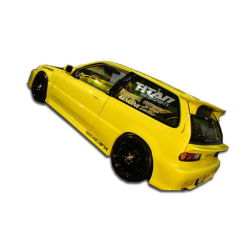 1988-1991 Honda Civic HB Duraflex Type M Side Skirts Rocker Panels - 2 Piece image - 1