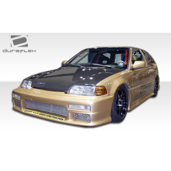 1988-1991 Honda Civic HB Duraflex Type M Side Skirts Rocker Panels - 2 Piece image - 4