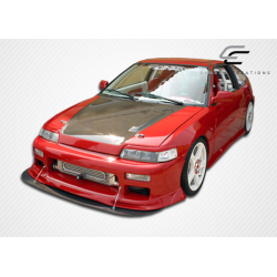 1988-1991 Honda Civic HB CR-X Carbon Creations OEM Look Hood - 1 Piece image - 8
