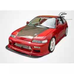 1988-1991 Honda Civic HB CR-X OEM Look Hood - 1 Piece image - 12