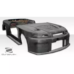 1989-1994 Nissan Skyline 2DR R32 R34 GTR500 Conversion Side Skirts Rocker Panels - 2 Piece (S) image - 10