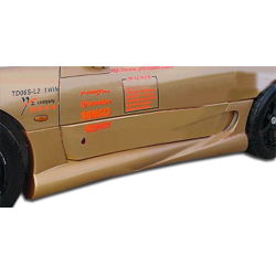 1991-1999 Mitsubishi 3000GT Dodge Stealth Duraflex Fighter Side Skirts Rocker Panels - 2 Piece image - 1