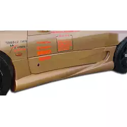 1991-1999 Mitsubishi 3000GT Dodge Stealth Fighter Side Skirts Rocker Panels - 2 Piece image - 6