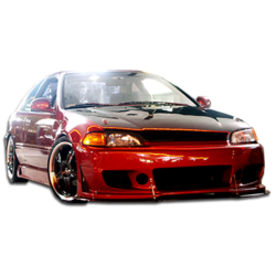 1992-1995 Honda Civic Duraflex B-2 Front Bumper - 1 Piece image - 1