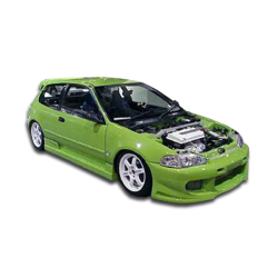 1992-1995 Honda Civic 2DR Duraflex Buddy Side Skirts Rocker Panels - 2 Piece image - 1