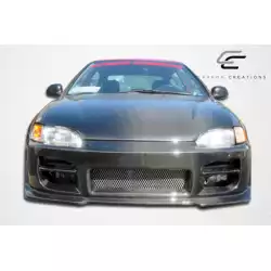 1992-1995 Honda Civic 2DR / HB Dritech OEM Look Hood - 1 Piece image - 6