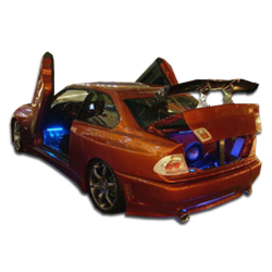 1992-1998 BMW 3 Series M3 E36 2DR 4DR Convertible Duraflex Type Z Rear Bumper - 1 Piece (S) image - 1