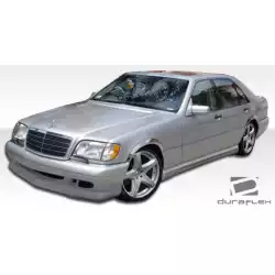 1992-1999 Mercedes S Class W140 W-1 Side Skirts Rocker Panels (short wheelbase) - 2 Piece image - 6