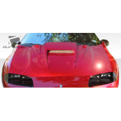 1993-1997 Chevrolet Camaro Duraflex Spyder 3 Hood - 1 Piece image - 3