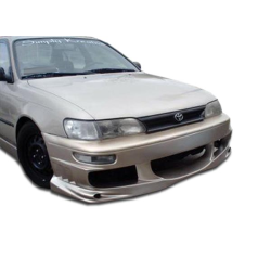1993-1997 Toyota Corolla Geo Prizm Duraflex Bomber Front Bumper - 1 Piece image - 1