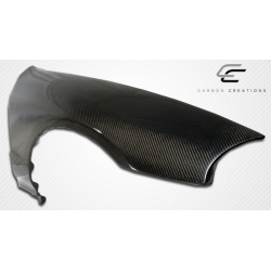 1993-1997 Honda Del Sol Carbon Creations OEM Look Fenders - 2 Piece image - 5