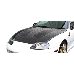 1993-1998 Toyota Supra Carbon Creations TS-1 Hood - 1 Piece image - 1