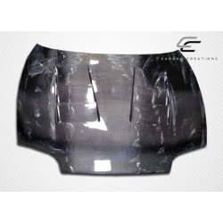 1993-1998 Toyota Supra Carbon Creations TS-1 Hood - 1 Piece image - 5