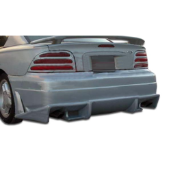 1994-1998 Ford Mustang Duraflex Bomber Rear Bumper - 1 Piece image - 1