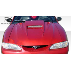 1994-1998 Ford Mustang Duraflex Spyder 3 Hood - 1 Piece image - 3
