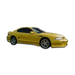 1994-1998 Ford Mustang Duraflex Vader Side Skirts Rocker Panels - 2 Piece image - 1