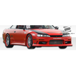 1995-1998 Nissan 240SX S14 Duraflex V-Speed Side Skirts Rocker Panels - 2 Piece image - 8