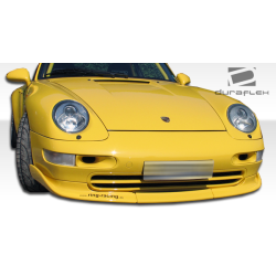 1995-1998 Porsche 911 Carrera 993 C2 C4 Targa Duraflex Club Sport Front Lip Under Spoiler Air Dam - 3 Piece image - 3