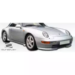 1995-1998 Porsche 911 Carrera 993 C2 C4 Targa RS Look Front Add Ons Spat Bumper Extensions - 2 Piece image - 9