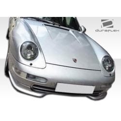 1995-1998 Porsche 911 Carrera 993 C2 C4 Targa Duraflex RS Look Front Add Ons Spat Bumper Extensions - 2 Piece image - 5