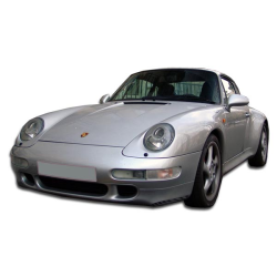 1995-1998 Porsche 911 Carrera 993 Duraflex Turbo Look Front Bumper - 1 Piece image - 1