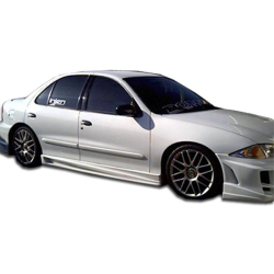1995-2005 Chevrolet Cavalier 2DR Duraflex Bomber Side Skirts Rocker Panels - 2 Piece image - 1