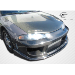 1995-1999 Mitsubishi Eclipse Eagle Talon Carbon Creations OEM Look Hood - 1 Piece image - 5