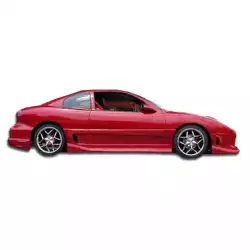 1995-2005 Chevrolet Cavalier 2DR Drifter 1995-2002 Pontiac Sunfire 2DR Blits Side Skirts Rocker Panels - 2 Piece image - 6