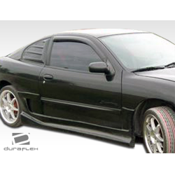 1995-2005 Chevrolet Cavalier 2DR Drifter 1995-2002 Pontiac Sunfire 2DR Duraflex Blits Side Skirts Rocker Panels - 2 Piece image - 7
