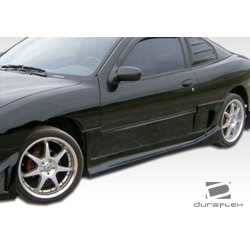 1995-2005 Chevrolet Cavalier 2DR Drifter 1995-2002 Pontiac Sunfire 2DR Duraflex Blits Side Skirts Rocker Panels - 2 Piece image - 8