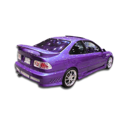 1996-2000 Honda Civic 2dr / 4DR Duraflex AVG Rear Bumper - 1 Piece image - 1