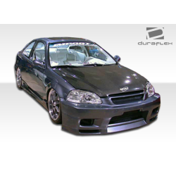 1996-2000 Honda Civic 2DR / HB Duraflex AVG Side Skirts Rocker Panels - 2 Piece image - 5