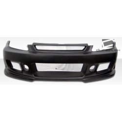 1999-2000 Honda Civic Duraflex B-2 Front Bumper - 1 Piece image - 7