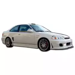 1996-2000 Honda Civic B-2 Side Skirts Rocker Panels - 2 Piece image - 5