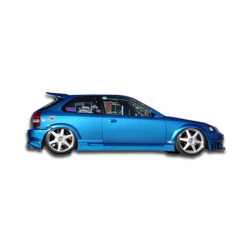 1996-2000 Honda Civic 2DR / HB Duraflex Bomber Side Skirts Rocker Panels - 2 Piece image - 1
