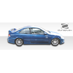1996-2000 Honda Civic 2DR / HB Duraflex Bomber Side Skirts Rocker Panels - 2 Piece image - 3