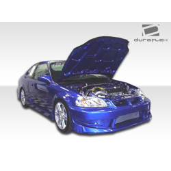 1996-2000 Honda Civic 2DR / HB Duraflex Bomber Side Skirts Rocker Panels - 2 Piece image - 7