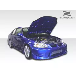 1996-2000 Honda Civic 2DR / HB Bomber Side Skirts Rocker Panels - 2 Piece image - 11