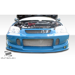 1996-1998 Honda Civic Duraflex Buddy Front Bumper - 1 Piece image - 3