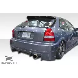 1996-2000 Honda Civic 2dr / 4DR Buddy Rear Bumper - 1 Piece image - 8