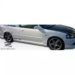 1996-2000 Honda Civic 2DR / HB Buddy Side Skirts Rocker Panels - 2 Piece image - 7