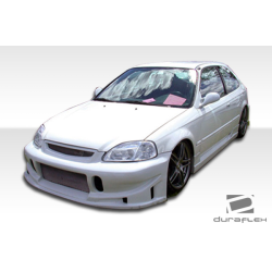 1996-2000 Honda Civic 2DR / HB Duraflex Buddy Side Skirts Rocker Panels - 2 Piece image - 4