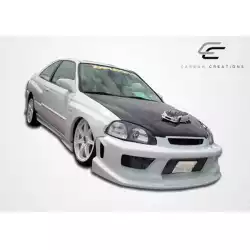 1996-1998 Honda Civic OEM Look Hood - 1 Piece image - 7