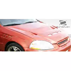 1996-1998 Honda Civic Predator Hood - 1 Piece image - 8