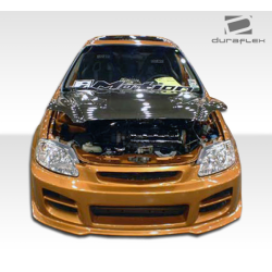 1996-1998 Honda Civic Duraflex R34 Front Bumper - 1 Piece image - 4