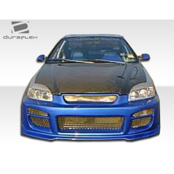 1996-1998 Honda Civic Duraflex R34 Front Bumper - 1 Piece image - 6