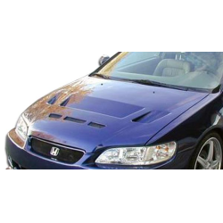 1998-2002 Honda Accord 2DR Duraflex Predator Hood - 1 Piece image - 1